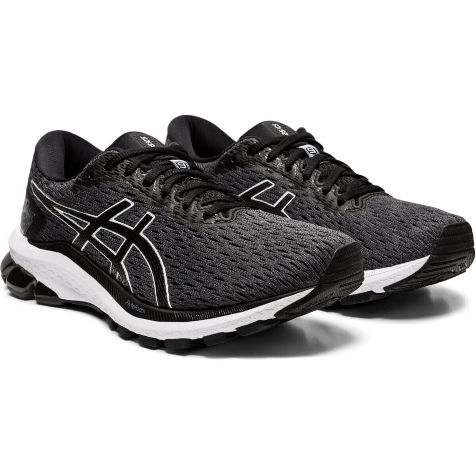 Asics Women Gt-1000 9 Running Shoes Carrier Grey/Black 9.5 Wide